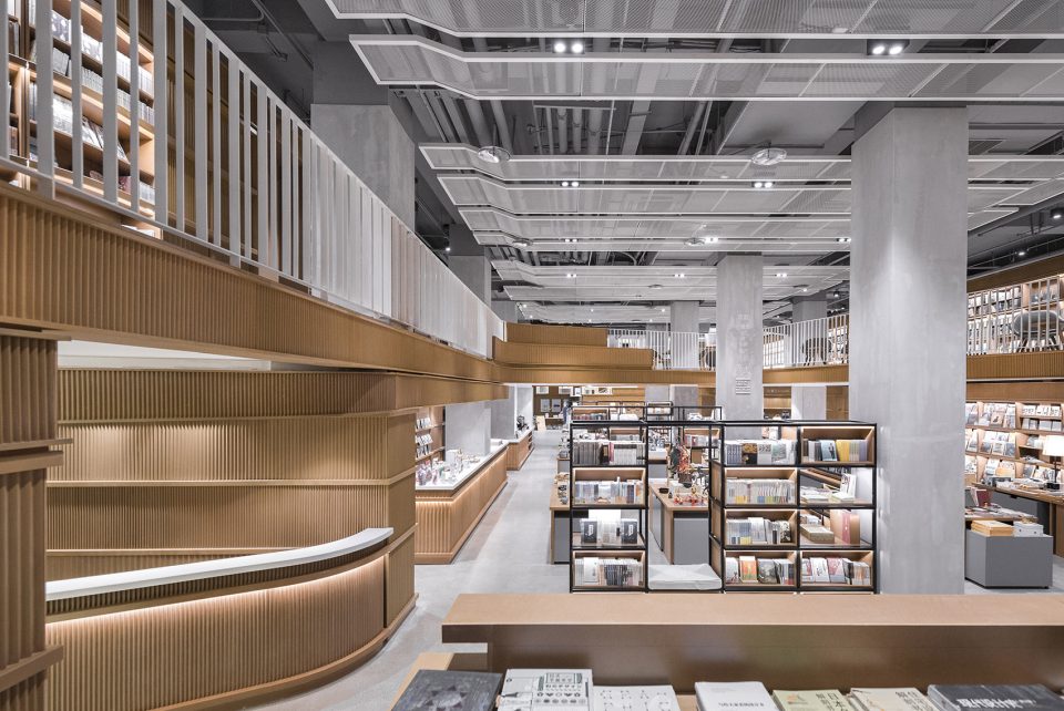 現代風格書店裝修設計-第1張圖片-上海古都建筑設計集團